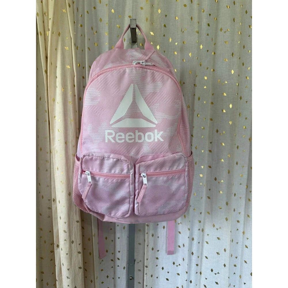 Reebok Girl's Sienna Rose Pink Camouflage Laptop School Backpack